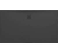 LAUFEN Pro receveur de douche, 1400x800x30mm, extra-plat, 0, H2109530800001, Couleur: Noir Mat