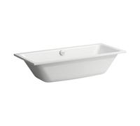 LAUFEN Pro S Baignoire à encastrer, acier émaillé, 1700x750x410mm, H2261800000401, Couleur: Blanc
