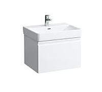 Laufen Pro S Meuble sous-lavabo, 1 tiroir et tiroir intérieur, pour lavabo H810963, 570x450x390mm, H483372096, Coloris: Décor chêne clair - H4833720964791