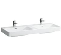 Laufen Pro S lavabo 120x46 cm rectangulaire classique-double blanc brillant H8149664001041