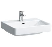 Laufen Pro S lavabo 55x46.5 cm rectangulaire classique-à poser blanc brillant H8169624001041