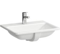 Laufen Lavabo encastré PRO S - 1 trou, trop-plein - 560×440 mm - Blanc avec LCC - H8189634001041