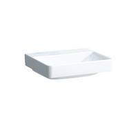 LAUFEN PRO S lavabo à poser, sans trou pour robinet, sans trop-plein, 550x465mm, H8169624001421, Couleur: Blanc avec LCC