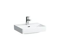 LAUFEN PRO S lave-mains, 1 trou de robinetterie, avec trop-plein, 450x340mm, H8159610001041, Couleur: Blanc