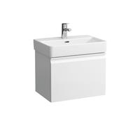 LAUFEN Pro S Meuble sous-lavabo, 1 tiroir et tiroir intérieur, pour lavabo H818958, 510x370x390mm, H4830220954631, Couleur: Neige (blanc mat)
