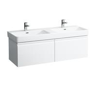 LAUFEN Pro S Meuble sous-lavabo 2 tiroirs et tiroirs intérieurs, pour lavabo H814968, 1260x450x390mm, H4835720964631, Couleur: Neige (blanc mat)