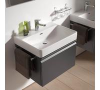 LAUFEN Pro S Meuble sous-lavabo, 1 tiroir et tiroir intérieur, pour lavabo H810963, 570x450x390mm, H4833720964801, Couleur: graphite