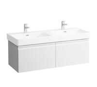 LAUFEN Pro S Meuble sous-lavabo, 2 tiroirs et tiroirs intérieurs, pour lavabo H814966, 1160x450x395mm, H4835640964631, Couleur: Neige (blanc mat)