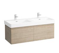 LAUFEN Pro S Meuble sous-lavabo, 2 tiroirs et tiroirs intérieurs, pour lavabo H814966, 1160x450x395mm, H4835640964791, Couleur: Décor chêne clair