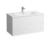 LAUFEN Pro S Set Lani Set complet 1000, lavabo avec meuble sous-lavabo, 1000x500x540mm, H8649672601041, Couleur: blanc mat