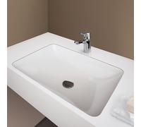Laufen PRO S lavabo encastrÃ©, sans trou pour robinet, avec trop-plein, 645x450mm, US fermÃ©, H811969, Coloris: Blanc avec LCC - H8119694001091