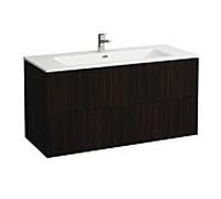 LAUFEN Pro S Vasque à poser avec meuble sous-vasque 120 cm H8649632631041 Ensemble vasque, 2 tiroirs, 120x50cm, 1 trou pour robinet, orme foncé