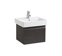 Laufen Pro A Meuble sous-lavabo, 1 tiroir et tiroir intÃ©rieur, pour lavabo H818952, 390x520x450mm, H483034095, Coloris: wengÃ© - H4830340954231