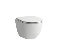 LAUFEN PRO WC suspendu Compact, sans rebord, 360x490mm, fixation cachée, H820965A000001, Couleur: Blanc avec LCC Active