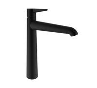 Laufen PURE Mitigeur monocommandé pour lavabo, Eco+, bec fixe, saillie 190 mm, sans vidage, HF901714, Coloris: PVD noir titane mat - HF901714428000