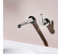 LAUFEN PURE Mitigeur monocommandé à encastrer pour lavabo, bec fixe, saillie 180 mm, sans vidage, chromé, HF901722100000, Couleur: chrome