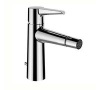 LAUFEN PURE Mitigeur pour bidet, bec fixe, Eco+, saillie 121 mm, avec vidage, chromé, HF901710100000, Couleur: chrome