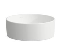 Laufen Savoy lavabo 38x38 cm ronde à poser blanc H8129417571121