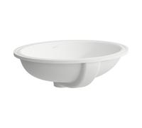 Laufen Savoy lavabo 50x41 cm ovale sous plan blanc H8189437571091