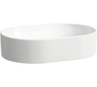 Laufen Savoy lavabo 55x38 cm ovale à poser blanc brillant H8129440001121