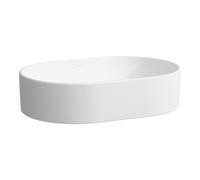 Laufen Savoy lavabo 55x38 cm ovale à poser blanc H8129447571091