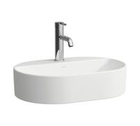 Laufen Savoy lavabo 55x38 cm ovale à poser blanc H8129457571041