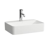 Vasque Laufen SAVOY H8169457571111 38 x 55 cm, rectangulaire, sans trop-plein, 1 trou de robinetterie, blanc mat