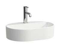 LAUFEN Savoy vasque, 380x550x130mm, ovale, sans trop-plein, 1 trou pour robinet, H8129450001111, Couleur: Blanc