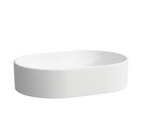 Laufen Vasque SAVOY ovale 38×55 cm sans trop-plein sans trou de robinetterie blanc mat
