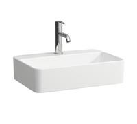 LAUFEN Savoy vasque, 380x550x130mm, rectangulaire, avec trop-plein, 1 trou pour robinet, H8169450001041, Couleur: Blanc