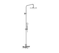 LAUFEN Shower Colonne de douche en applique avec bec déverseur et mitigeur thermostatique, HF506567100600,