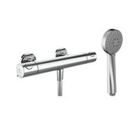 LAUFEN Shower Robinetterie de douche en applique avec mitigeur thermostatique, HF506551100600,
