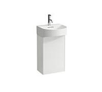 LAUFEN Lave-mains Sonar H4054820341701 – 1 porte, charnière droite – Neige (blanc mat)