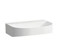 LAUFEN Sonar H8163427571421 60x42cm, dessous rectifié, mural, sans trop-plein, sans trou pour robinet, blanc mat