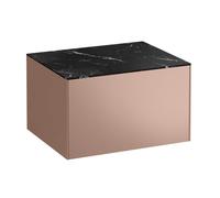LAUFEN Sonar Caisson à tiroirs / buffet H4054000341411 57,5x34x45,5cm, buffet sans découpe, cuivre / Nero Marquina