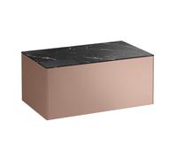 LAUFEN Sonar caisson à tiroirs / buffet H4054100341411 77,5x34x45,5cm, buffet sans découpe, cuivre / Nero Marquina