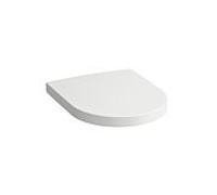 SiÚge de WC Sonar Laufen avec couvercle, amovible, avec mécanisme d'abaissement automatique, Coloris: Neige (blanc mat) - H8933417570001