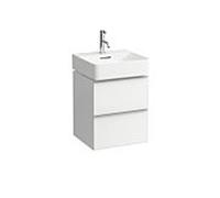 LAUFEN Space H4101021601001 43,5x52x41cm, avec 2 tiroirs, blanc mat