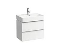 LAUFEN Space H4101621601011 63,5x52x41cm, avec 2 tiroirs, noyer clair