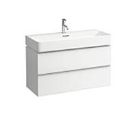 LAUFEN Space H4102021601001 93,5x52x41cm, avec 2 tiroirs, blanc mat