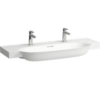 Laufen The New Classic lavabo 120x48 cm semi-circulaire classique-de meuble blanc brillant H8138580001071