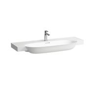 LAUFEN The New Classic lavabo, encastré, avec trop-plein, 3 trous pour robinet, 1200x480mm, H8138587571081, Couleur: blanc mat