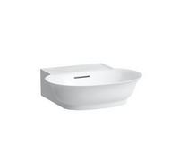 LAUFEN Le nouveau H8168524001091 poser classique H8168524001091 50x45cm, dessous rectifié, avec trop-plein, sans trou pour robinet, LCC