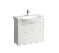 LAUFEN The New Classic Meuble sous-lavabo, 2 tiroirs, 775x315x675mm, H4060420856311, Couleur: Blanc brillant