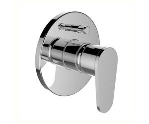 LAUFEN The New Classic Set de montage final, 2 consommateurs, mitigeur de douche, pour mitigeur de bain encastré Simibox, HF900579100000