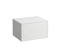 LAUFEN The New Classic Sideboard, sans découpe, 575x455x345mm, 1 tiroir, H4060050851701, Couleur: Neige (blanc mat)