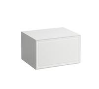 LAUFEN The New Classic Sideboard, sans découpe, 575x455x345mm, 1 tiroir, H4060050856311, Couleur: Blanc brillant