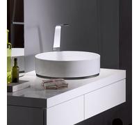 LAUFEN UNISONO Cuvette de lavabo, ronde, sans trou pour robinet, sans trop-plein, 400x400x116mm, H512UO40001121, Couleur: Blanc brillant