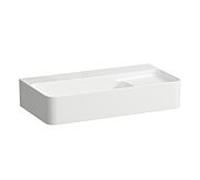 LAUFEN Val H8172854001091 avec trop-plein, sans trou pour robinet, blanc LCC, 60x31cm, dessous rectifié