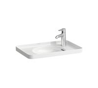 LAUFEN VAL lavabo encastré, 1 trou pour robinetterie à droite, sans trop-plein, 550x360mm, blanc, H8172817581141, Couleur: Graphite mat
